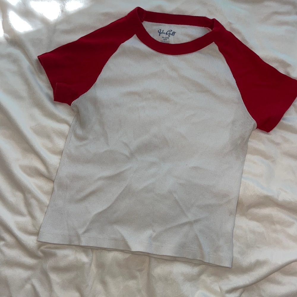 Brandy cropped tee